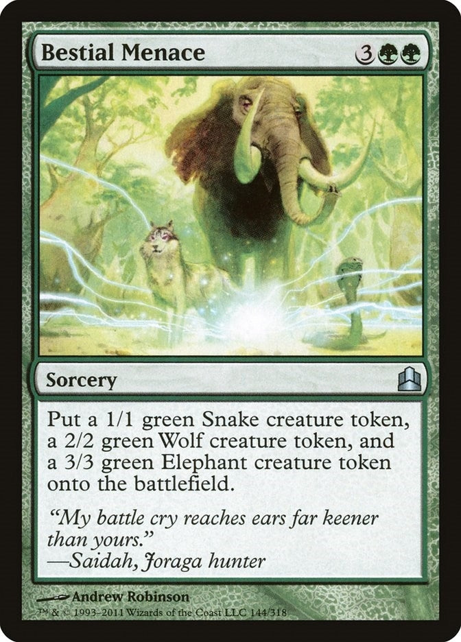 Image for Bestial Menace (Commander) (144) - Magic: The Gathering