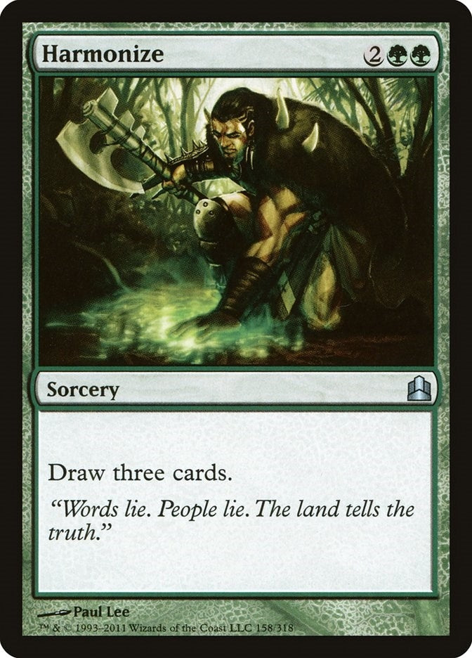 Image for Harmonize (Commander) (158) - Magic: The Gathering