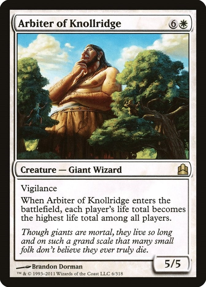 Image for Arbiter of Knollridge (Commander) (6) - Magic: The Gathering