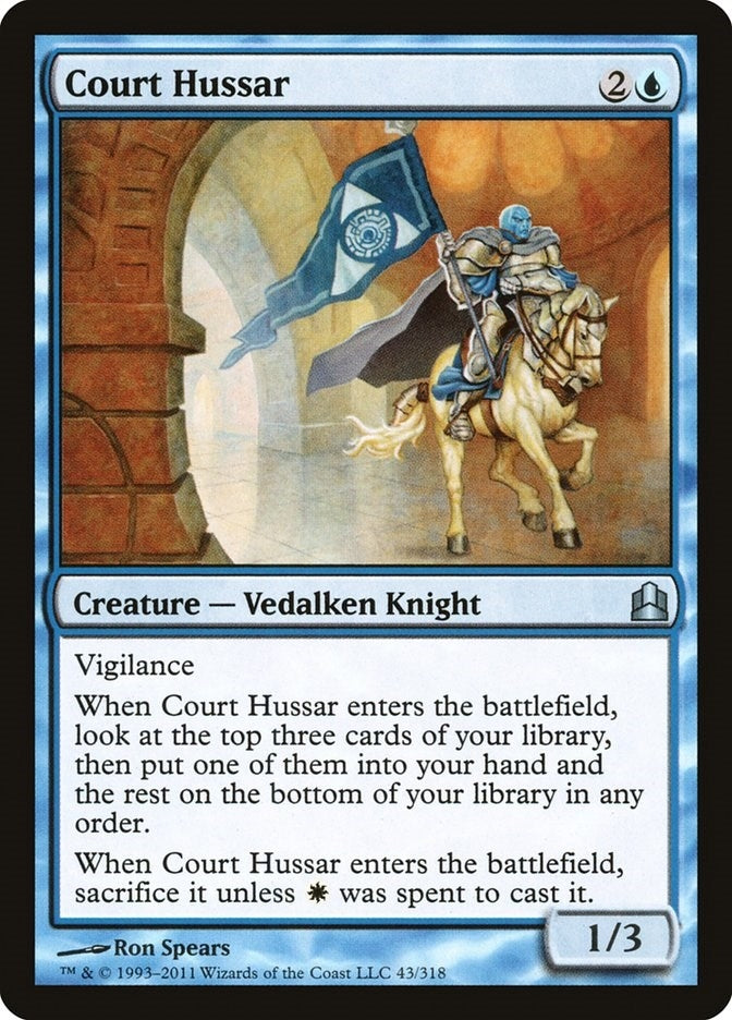 Image for Court Hussar (Commander) (43) - Magic: The Gathering
