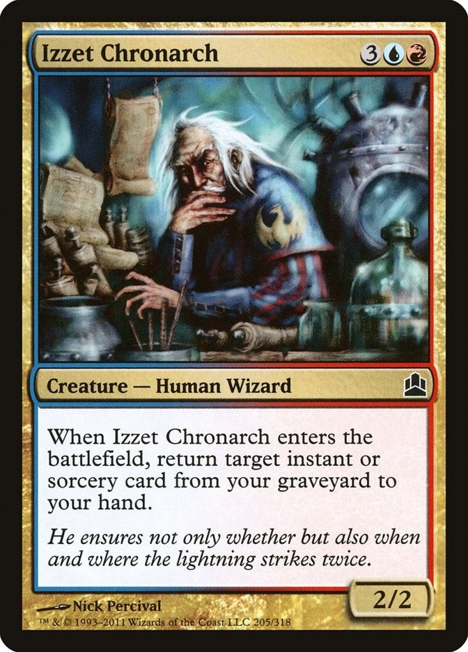Image for Izzet Chronarch (Commander) (205) - Magic: The Gathering
