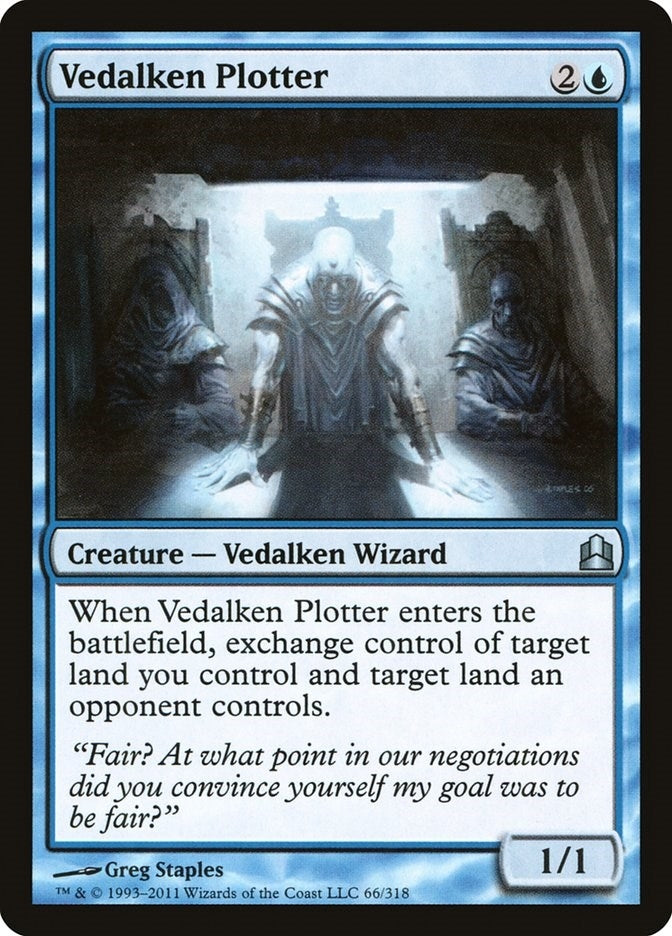 Image for Vedalken Plotter (Commander) (66) - Magic: The Gathering