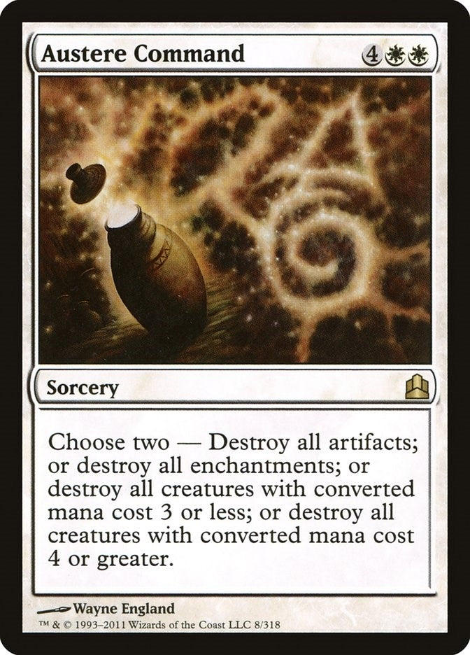 Image for Austere Command (Commander) (8) - Magic: The Gathering