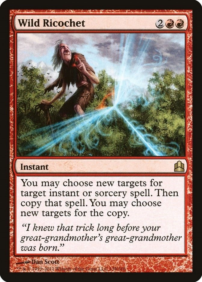 Image for Wild Ricochet (Commander) (139) - Magic: The Gathering