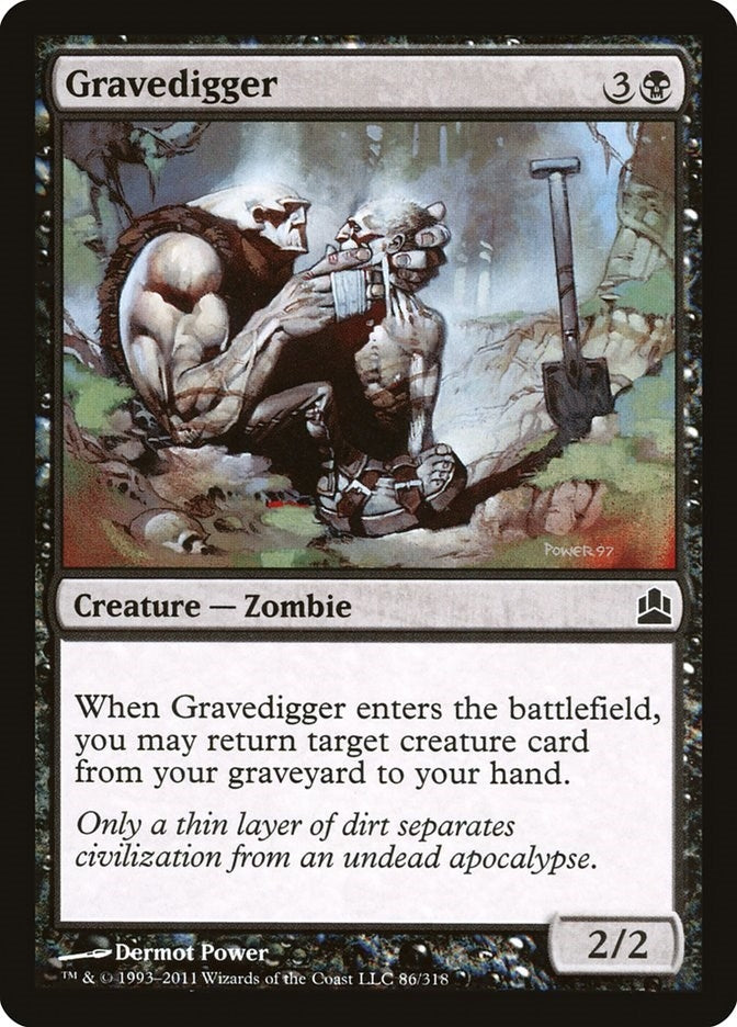 Image for Gravedigger (Commander) (86) - Magic: The Gathering