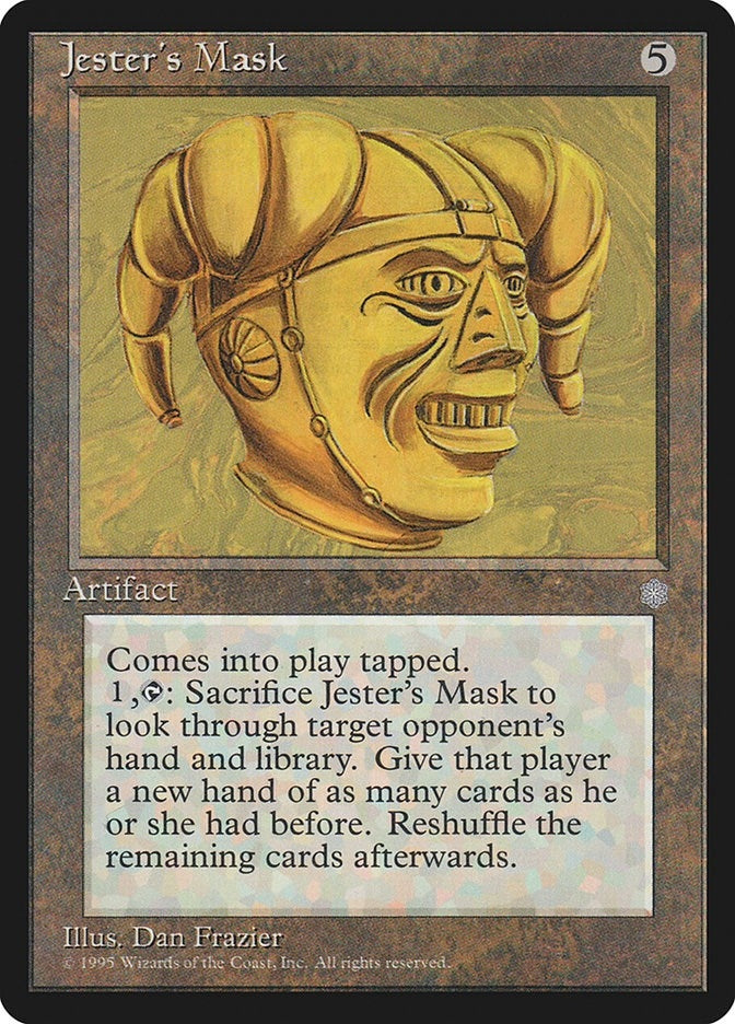 Image for Jester's Mask (Ice Age) (300) - Magic: The Gathering