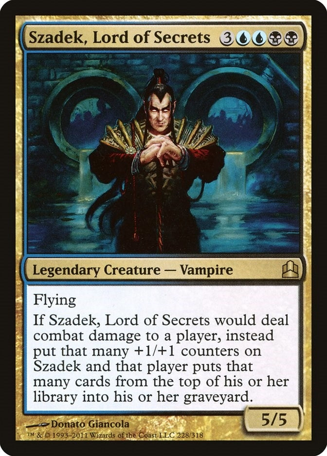 Image for Szadek, Lord of Secrets (Commander) (228) - Magic: The Gathering