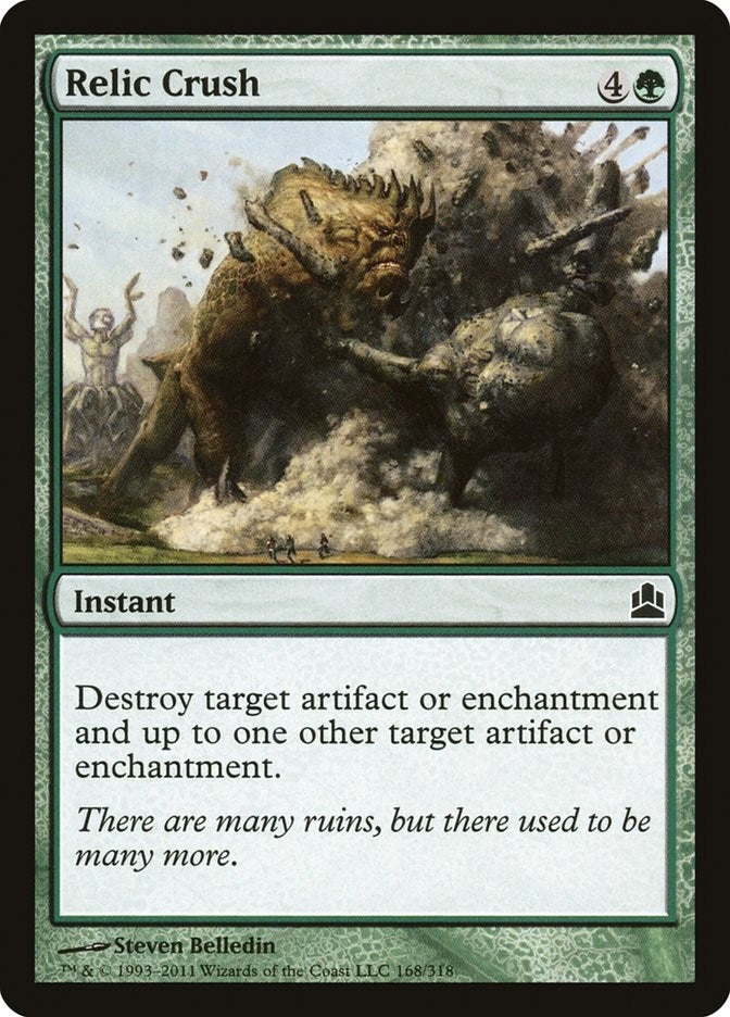 Image for Relic Crush (Commander) (168) - Magic: The Gathering