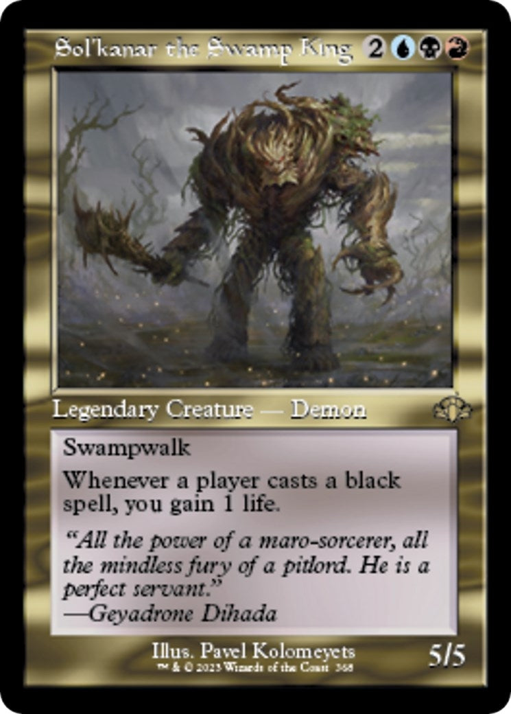 Image for Sol'kanar the Swamp King (Retro Frame) (Dominaria Remastered) (368) - Magic: The Gathering