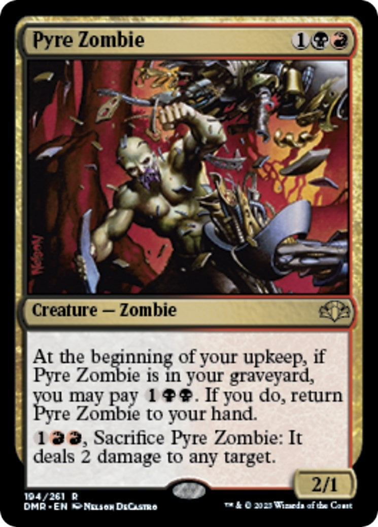 Image for Pyre Zombie (Dominaria Remastered) (194) - Magic: The Gathering