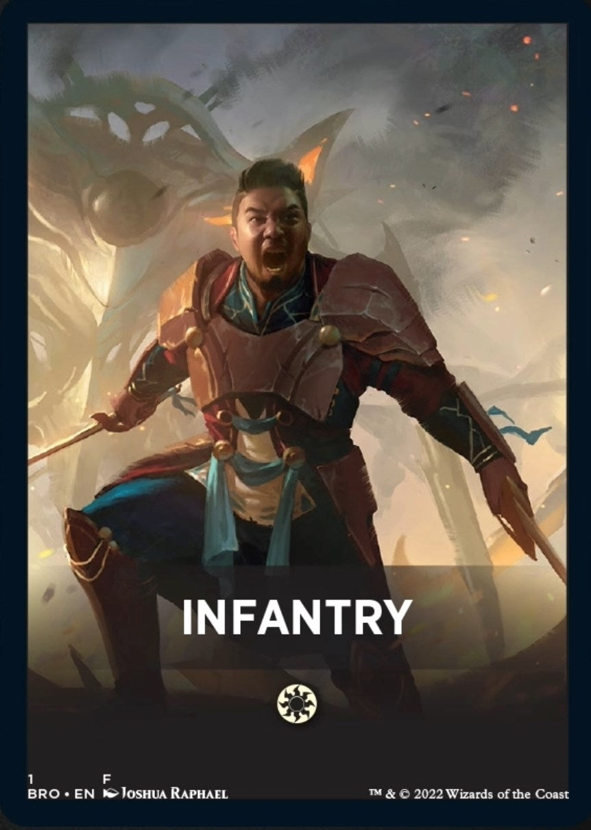 Image for Infantry Theme Card (The Brothers' War) (1) - Magic: The Gathering