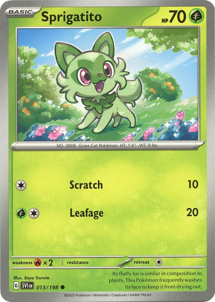 Image for Sprigatito (SV01: Scarlet & Violet Base Set) (013/198) - Pokemon