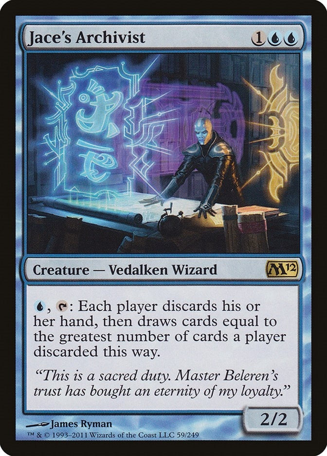Image for Jace's Archivist (Magic 2012 (M12)) (59) - Magic: The Gathering