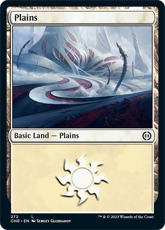 Image for Plains (272) (Phyrexia: All Will Be One) (272) - Magic: The Gathering
