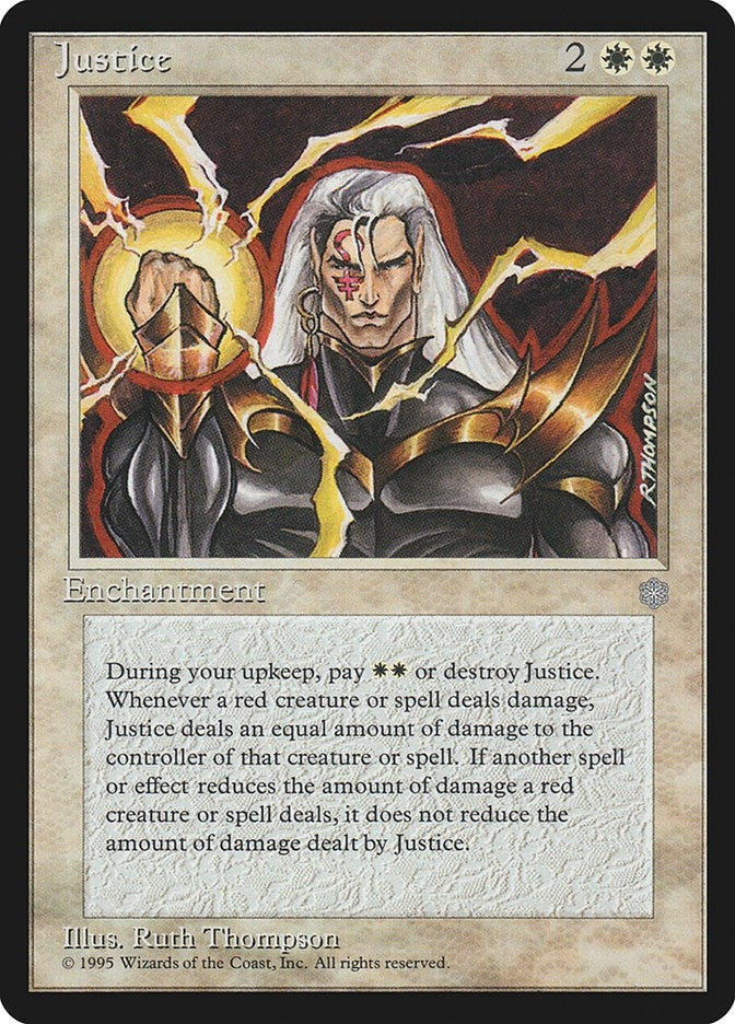 Image for Justice (Ice Age) - Magic: The Gathering