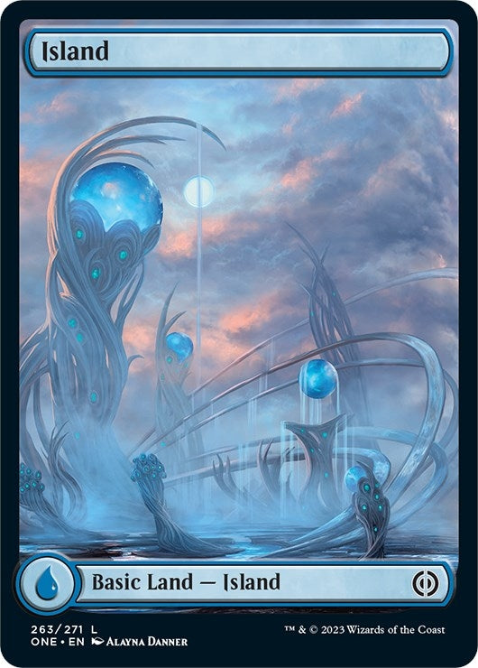 Image for Island (263) - Full Art (Phyrexia: All Will Be One) (263) - Magic: The Gathering