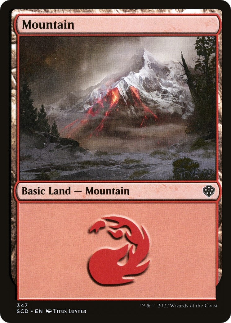 Image for Mountain (347) (Starter Commander Decks) (347) - Magic: The Gathering