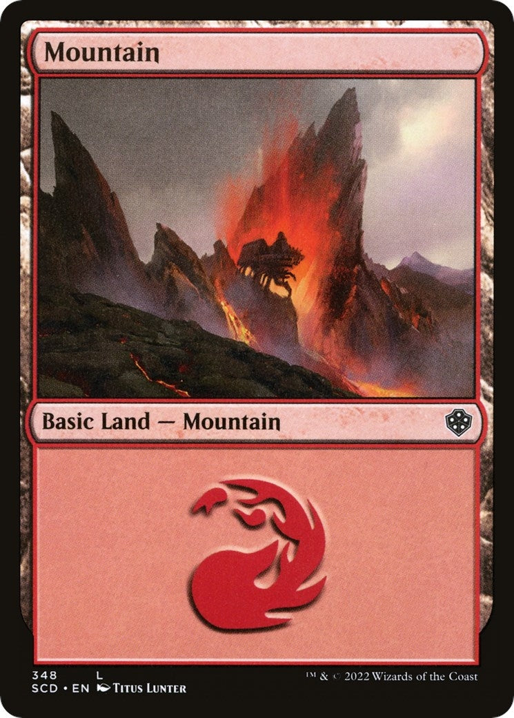 Image for Mountain (348) (Starter Commander Decks) (348) - Magic: The Gathering