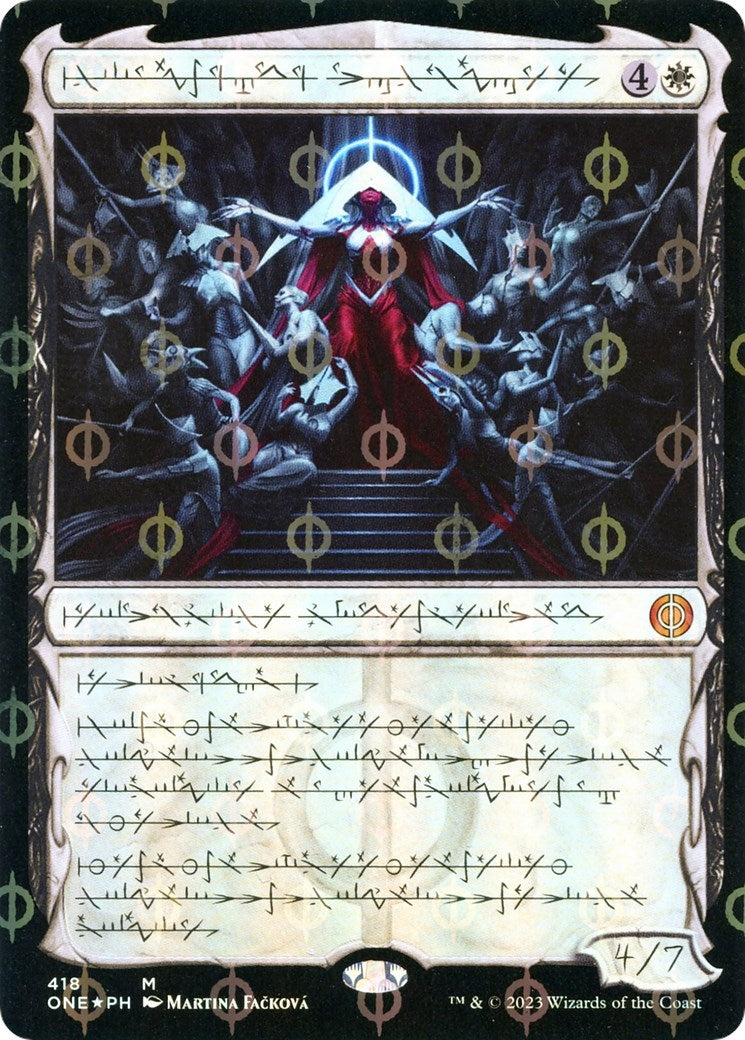 Image for Elesh Norn, Mother of Machines (Phyrexian) (Step-and-Compleat Foil) (Phyrexia: All Will Be One) (418) - Magic: The Gathering