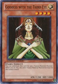 Image for Goddess with the Third Eye (Gold Series 4: Pyramids Edition) (GLD4-EN004) - YuGiOh
