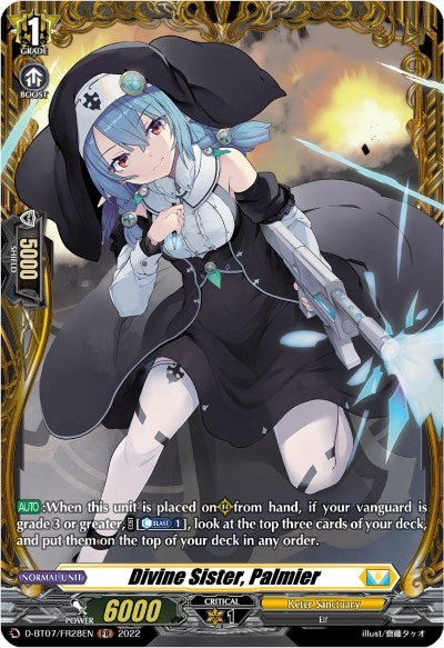 Image for Divine Sister, Palmier (FR) (D-BT07: Raging Flames Against Emerald Storm) (D-BT07/FR28EN) - Cardfight Vanguard