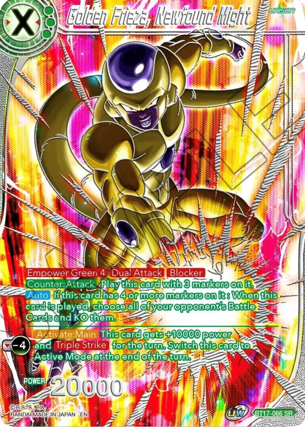 Image for Golden Frieza, Newfound Might (Collector's Selection Vol. 3) (BT17-066) - Dragon Ball Super: Masters