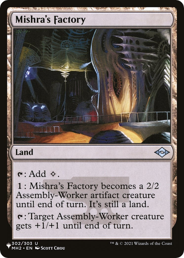 Image for Mishra's Factory (MH2) (The List Reprints) (302/303) - Magic: The Gathering