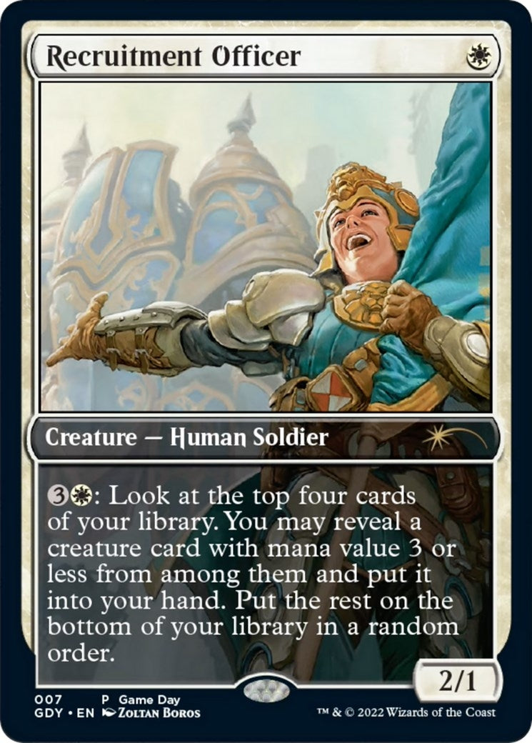 Image for Recruitment Officer (Game Day & Store Championship Promos) (7) - Magic: The Gathering