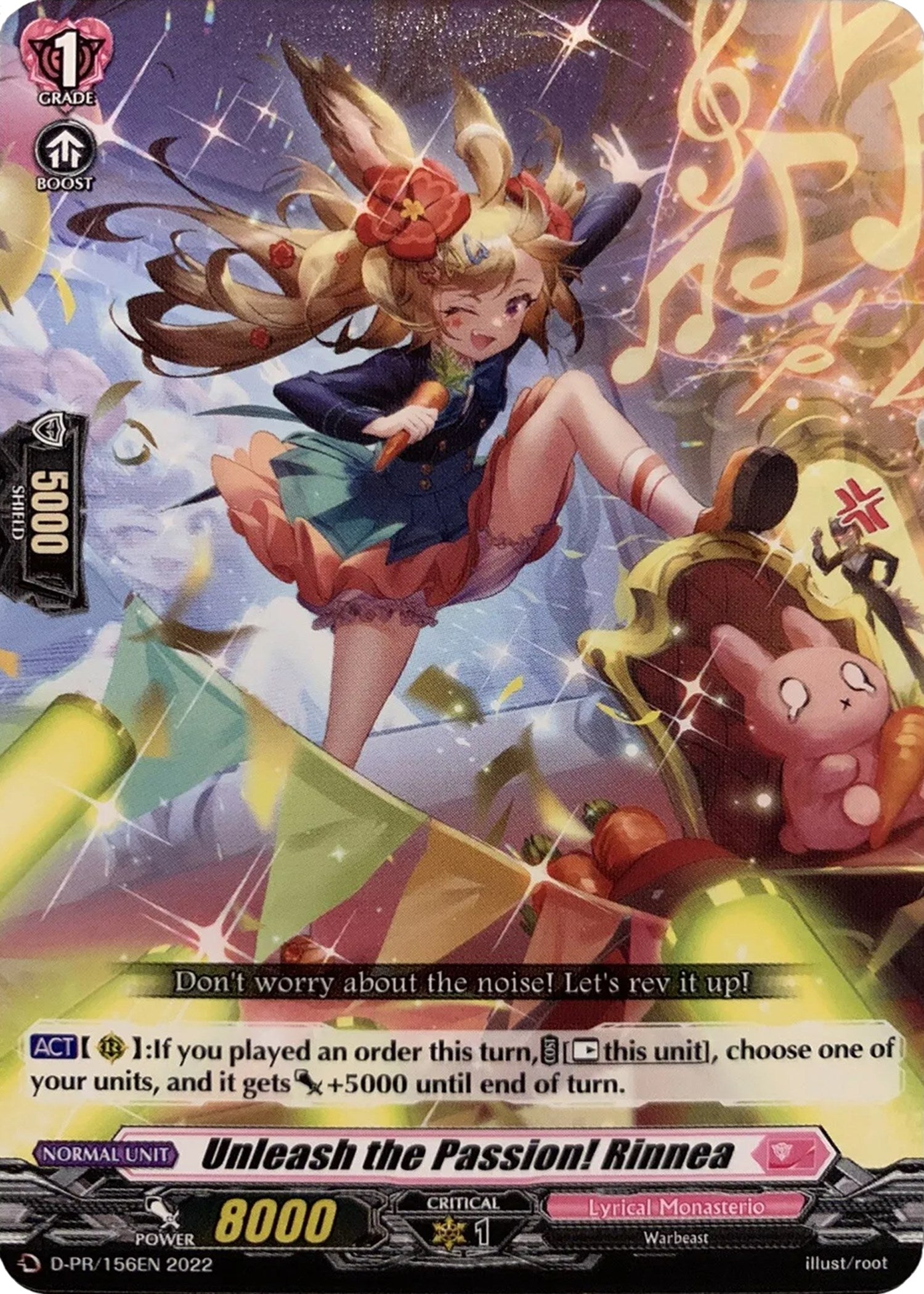 Image for Unleash the Passion! Rinnea (156) (D Promo Cards) (D-PR/156EN) - Cardfight Vanguard