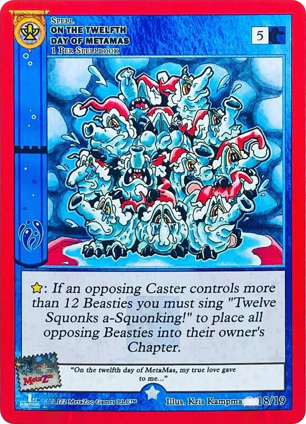 Image for On The Twelfth Day Of Metamas (First Edition) (Holiday Promos) (18/19) - MetaZoo