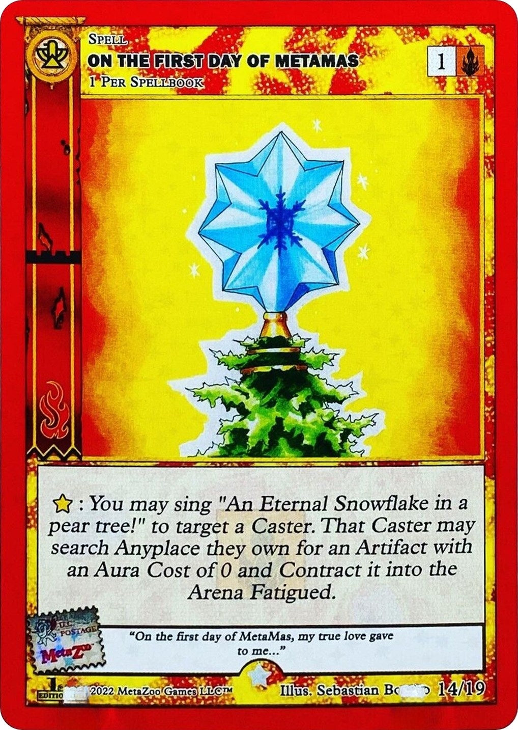 Image for On The First Day Of Metamas (First Edition) (Holiday Promos) (14/19) - MetaZoo