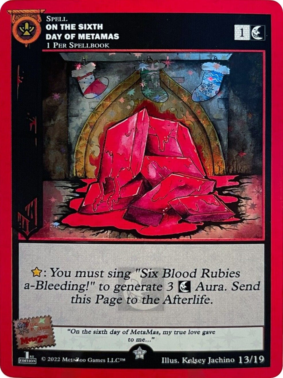 Image for On The Sixth Day Of Metamas (First Edition) (Holiday Promos) (13/19) - MetaZoo