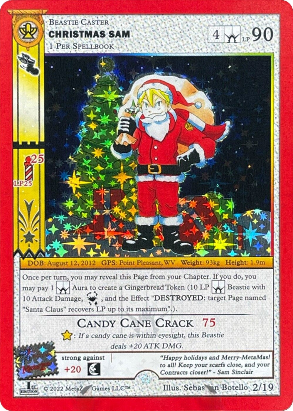 Image for Christmas Sam (First Edition) (Holiday Promos) (2/19) - MetaZoo