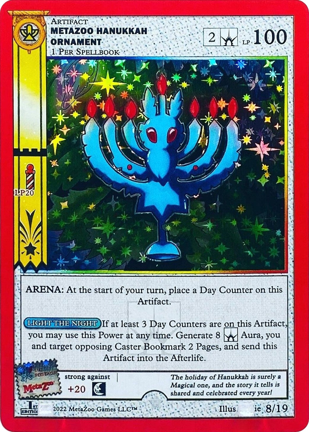 Image for MetaZoo Hanukkah Ornament (First Edition) (Holiday Promos) (8/19) - MetaZoo
