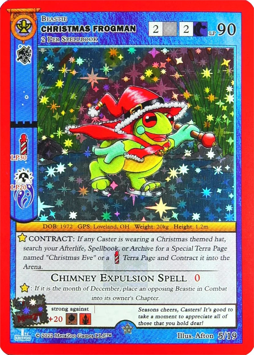 Image for Christmas Frogman (First Edition) (Holiday Promos) (5/19) - MetaZoo
