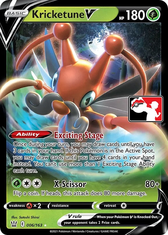 Image for Kricketune V (Prize Pack Series Cards) (006/163) - Pokemon