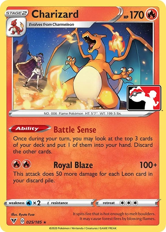 Image for Charizard (Prize Pack Series Cards) (025/185) - Pokemon