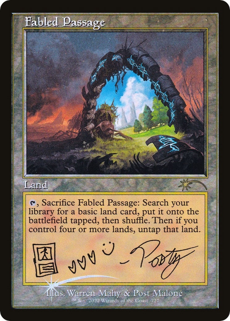 Image for Fabled Passage (Post Malone) (Secret Lair Drop Series) (727) - Magic: The Gathering