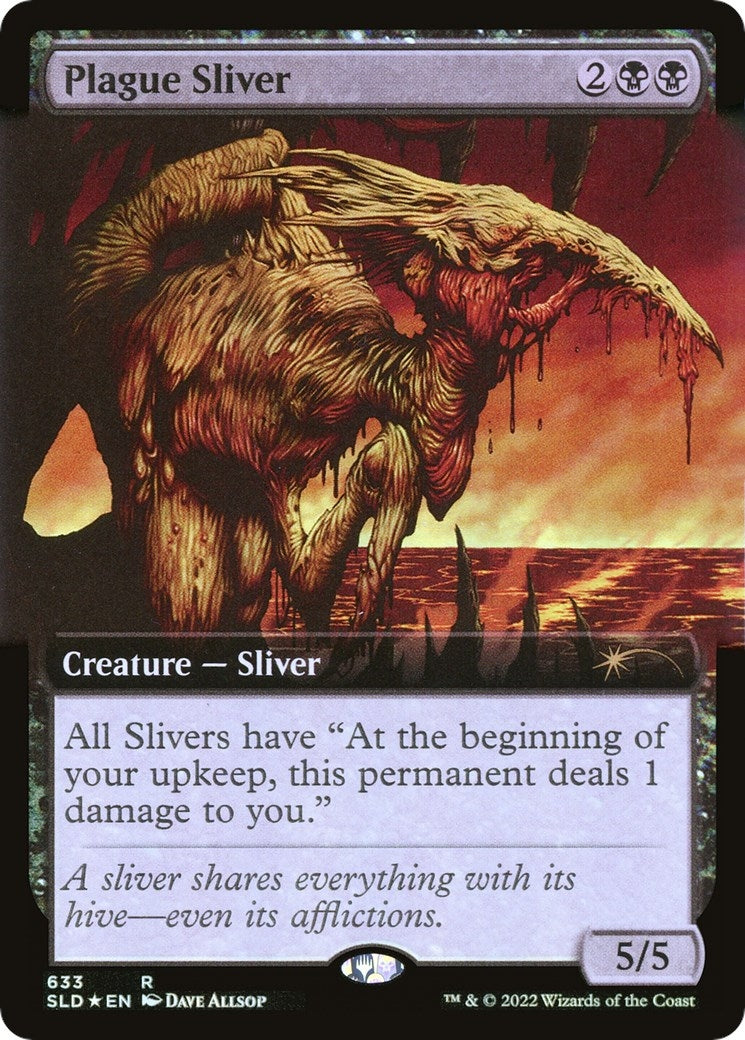 Image for Plague Sliver (Extended Art) (Secret Lair Drop Series) (633) - Magic: The Gathering