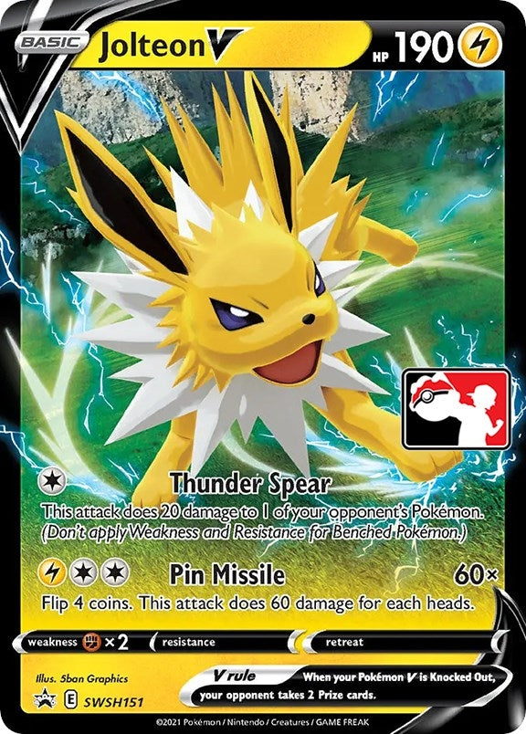 Image for Jolteon V (Prize Pack Series Cards) (SWSH151) - Pokemon