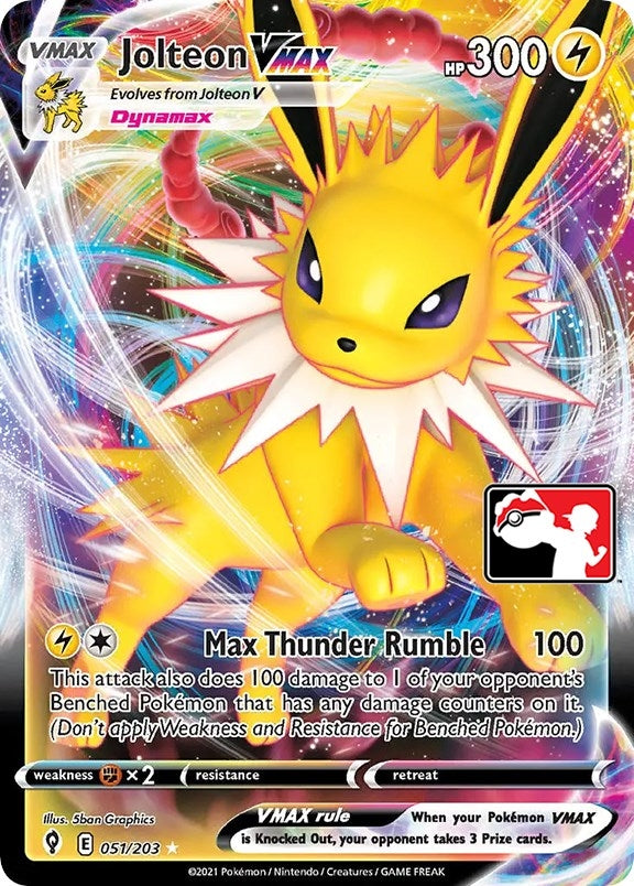 Image for Jolteon VMAX (Prize Pack Series Cards) (051/203) - Pokemon