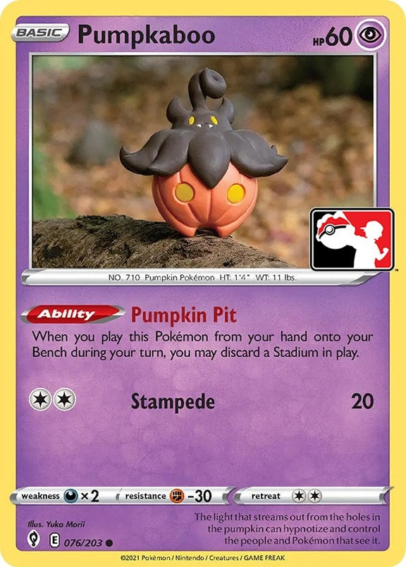 Image for Pumpkaboo (Prize Pack Series Cards) (076/203) - Pokemon