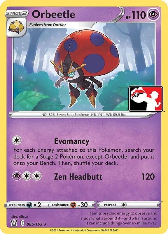 Image for Orbeetle (Prize Pack Series Cards) (065/163) - Pokemon