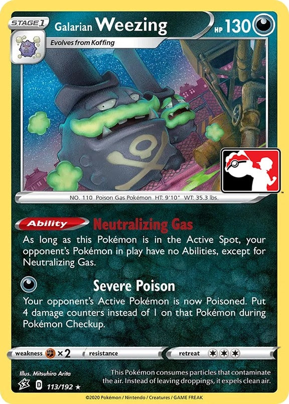 Image for Galarian Weezing (Prize Pack Series Cards) (113/192) - Pokemon