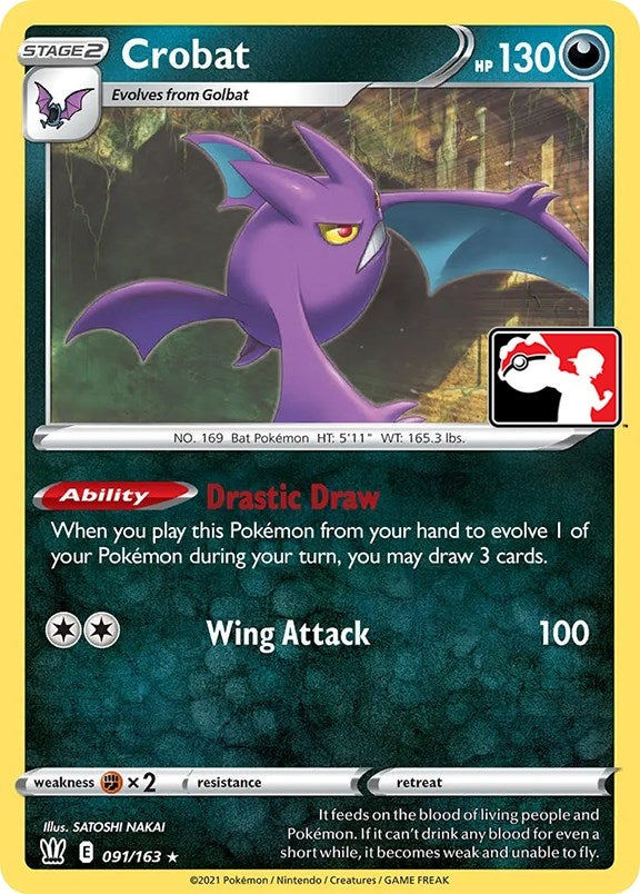 Image for Crobat (Prize Pack Series Cards) (091/163) - Pokemon
