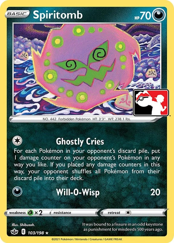 Image for Spiritomb (Prize Pack Series Cards) (103/198) - Pokemon