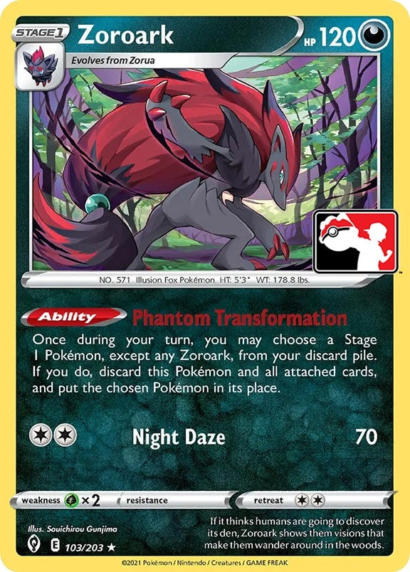 Image for Zoroark (Prize Pack Series Cards) (103/203) - Pokemon