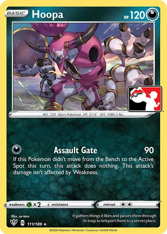 Image for Hoopa (Prize Pack Series Cards) (111/189) - Pokemon