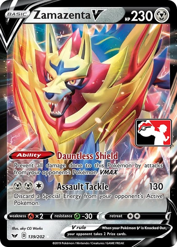 Image for Zamazenta V (Prize Pack Series Cards) (139/202) - Pokemon