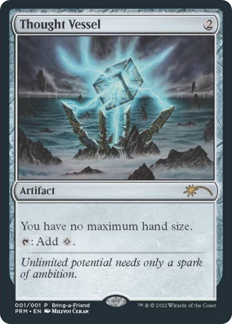 Image for Thought Vessel (Bring-a-Friend Promo) (Unique and Miscellaneous Promos) (1) - Magic: The Gathering
